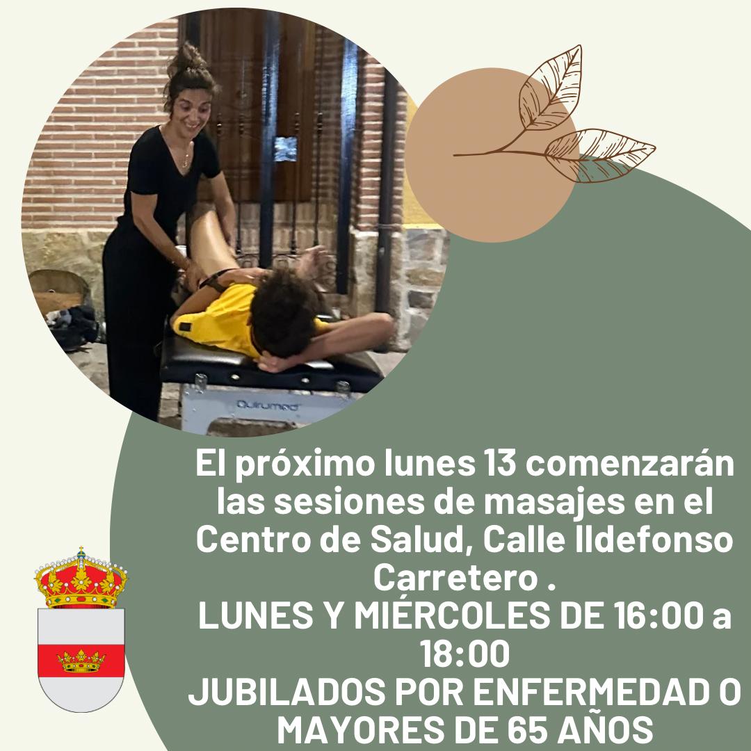 SESIONES MASAJISTA LA CALZADA